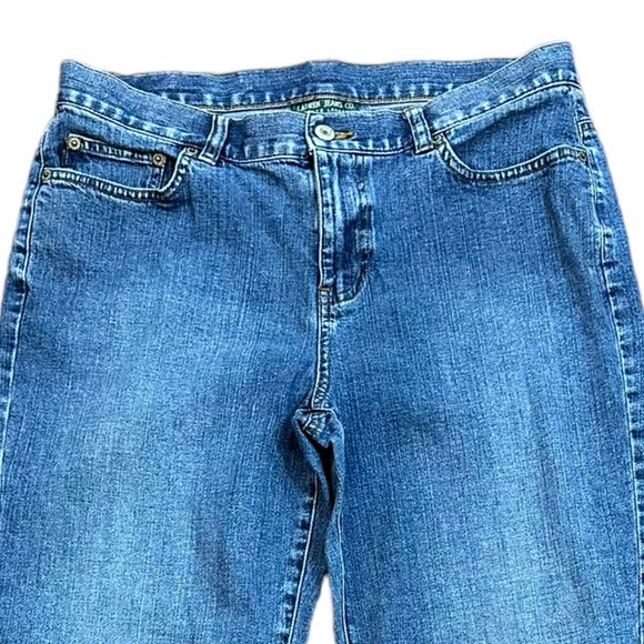 Lauren by Ralph Lauren Jeans Co Wide Leg Medium Wash‎ Denim Jeans Size 10 - Picture 3 of 8